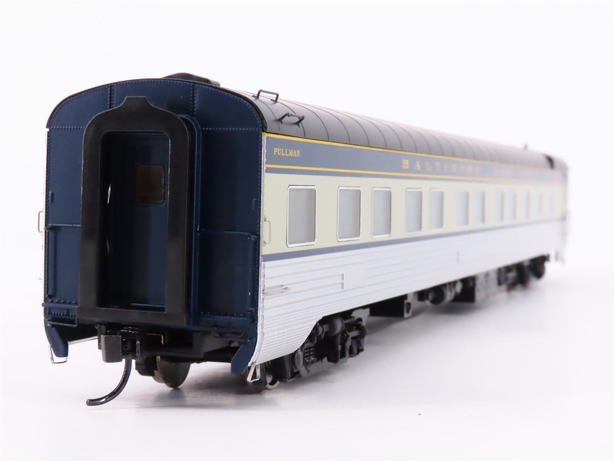 HO Walthers Proto 920-9408 B&amp;O Baltimore &amp; Ohio 85&#39; Sleeper Passenger - Lighted