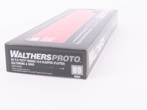 HO Walthers Proto 920-9408 B&O Baltimore & Ohio 85' Sleeper Passenger - Lighted