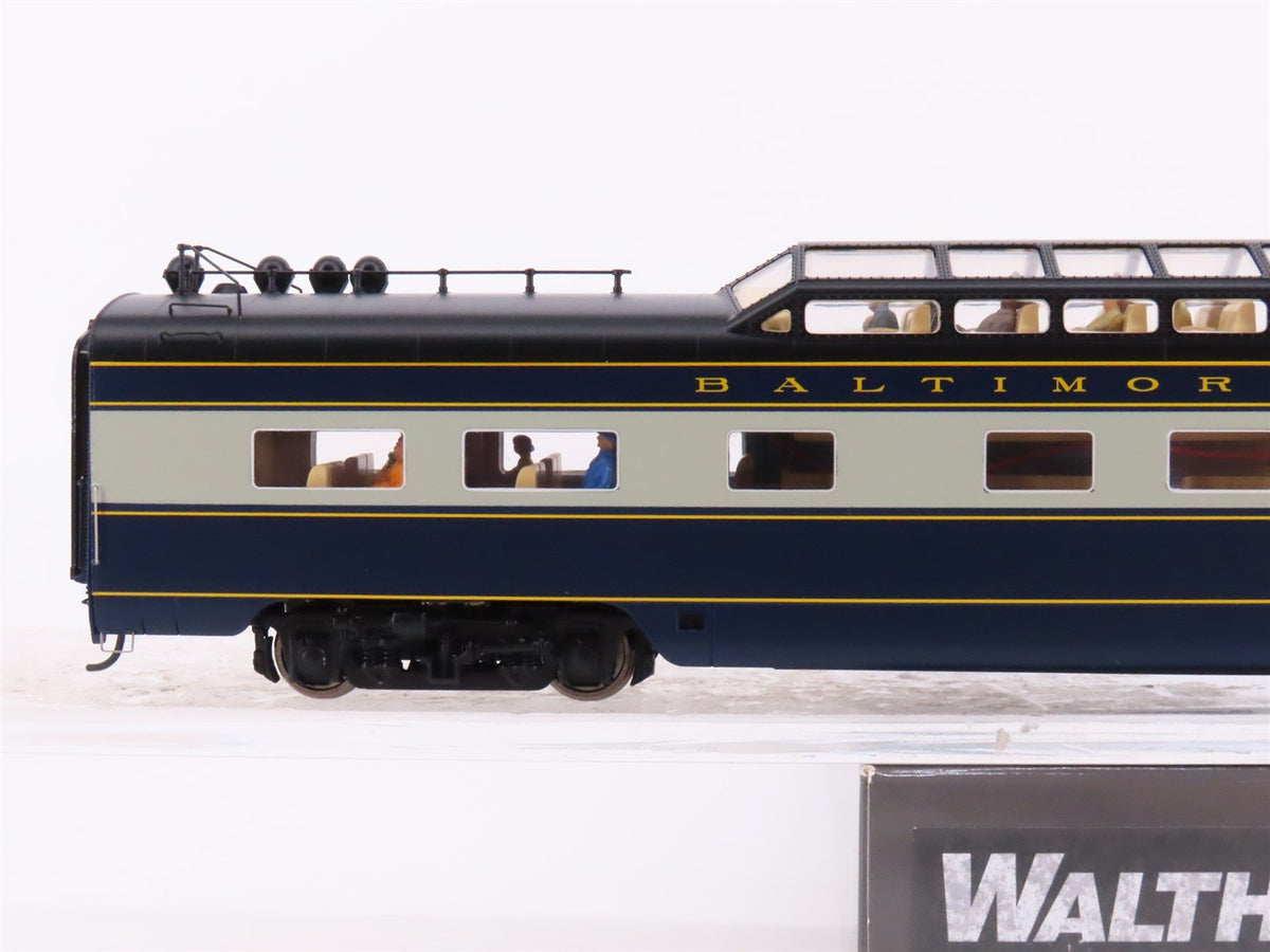 HO Walthers Proto 920-9412 B&amp;O Baltimore &amp; Ohio Strata-Dome Coach Passenger