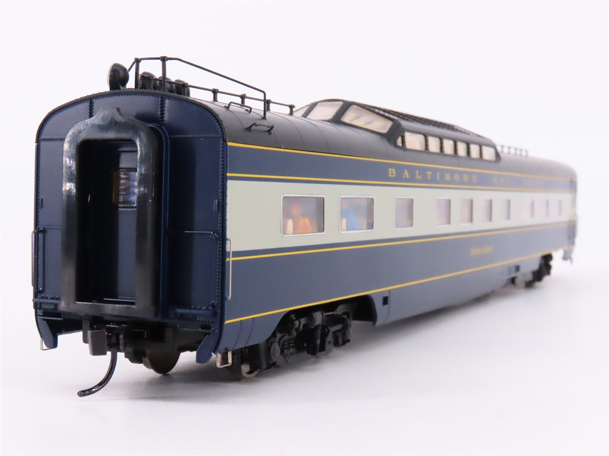 HO Walthers Proto 920-9412 B&amp;O Baltimore &amp; Ohio Strata-Dome Coach Passenger