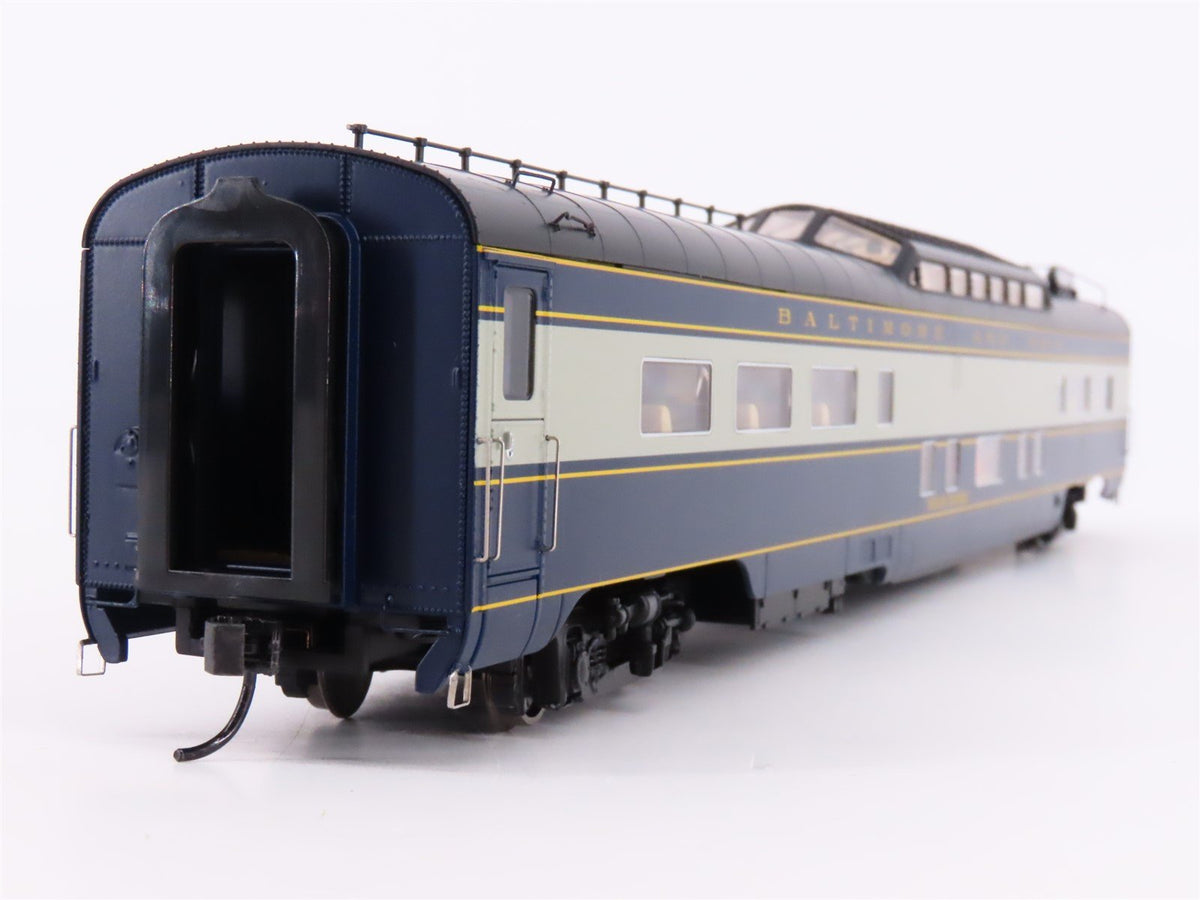 HO Walthers Proto 920-9412 B&amp;O Baltimore &amp; Ohio Strata-Dome Coach Passenger