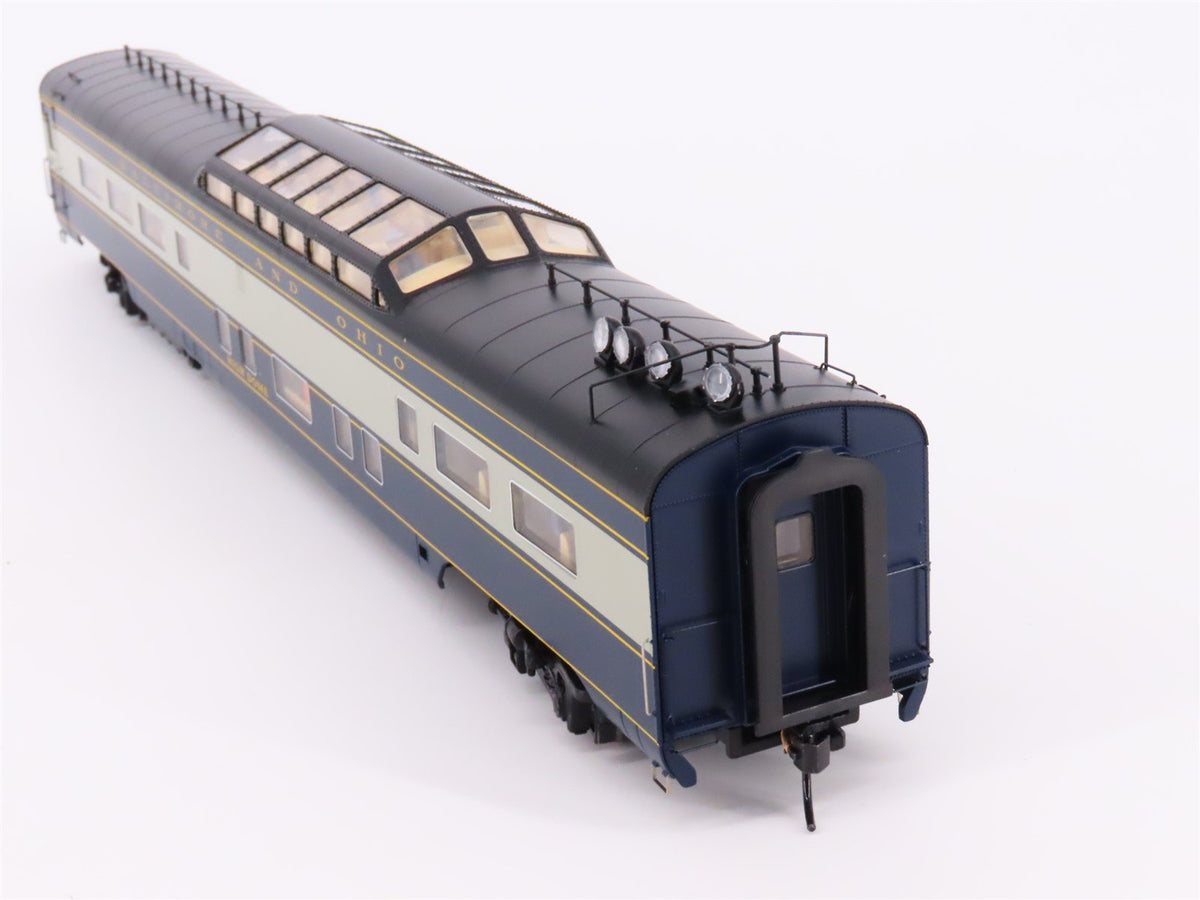 HO Walthers Proto 920-9412 B&amp;O Baltimore &amp; Ohio Strata-Dome Coach Passenger