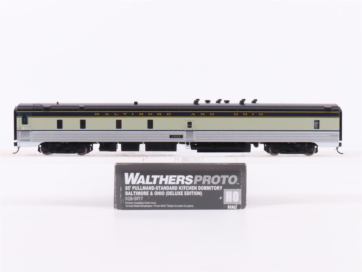 HO Walthers Proto 920-9417 B&amp;O Baltimore &amp; Ohio Kitchen Dormitory Passenger 1095