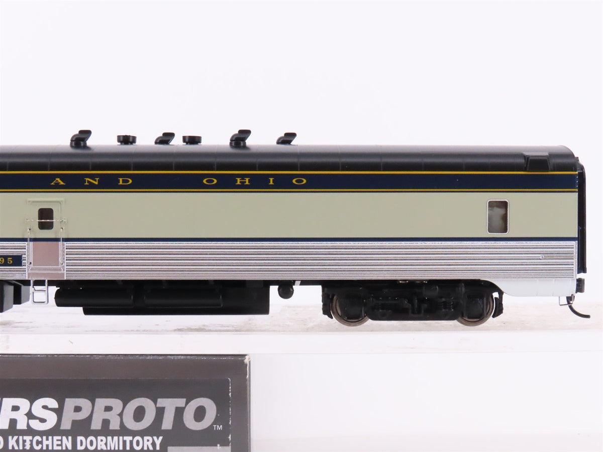 HO Walthers Proto 920-9417 B&amp;O Baltimore &amp; Ohio Kitchen Dormitory Passenger 1095