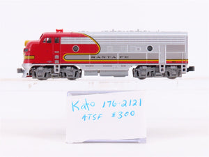 N Scale Kato 176-2121 ATSF Santa Fe F7A Diesel Locomotive #300