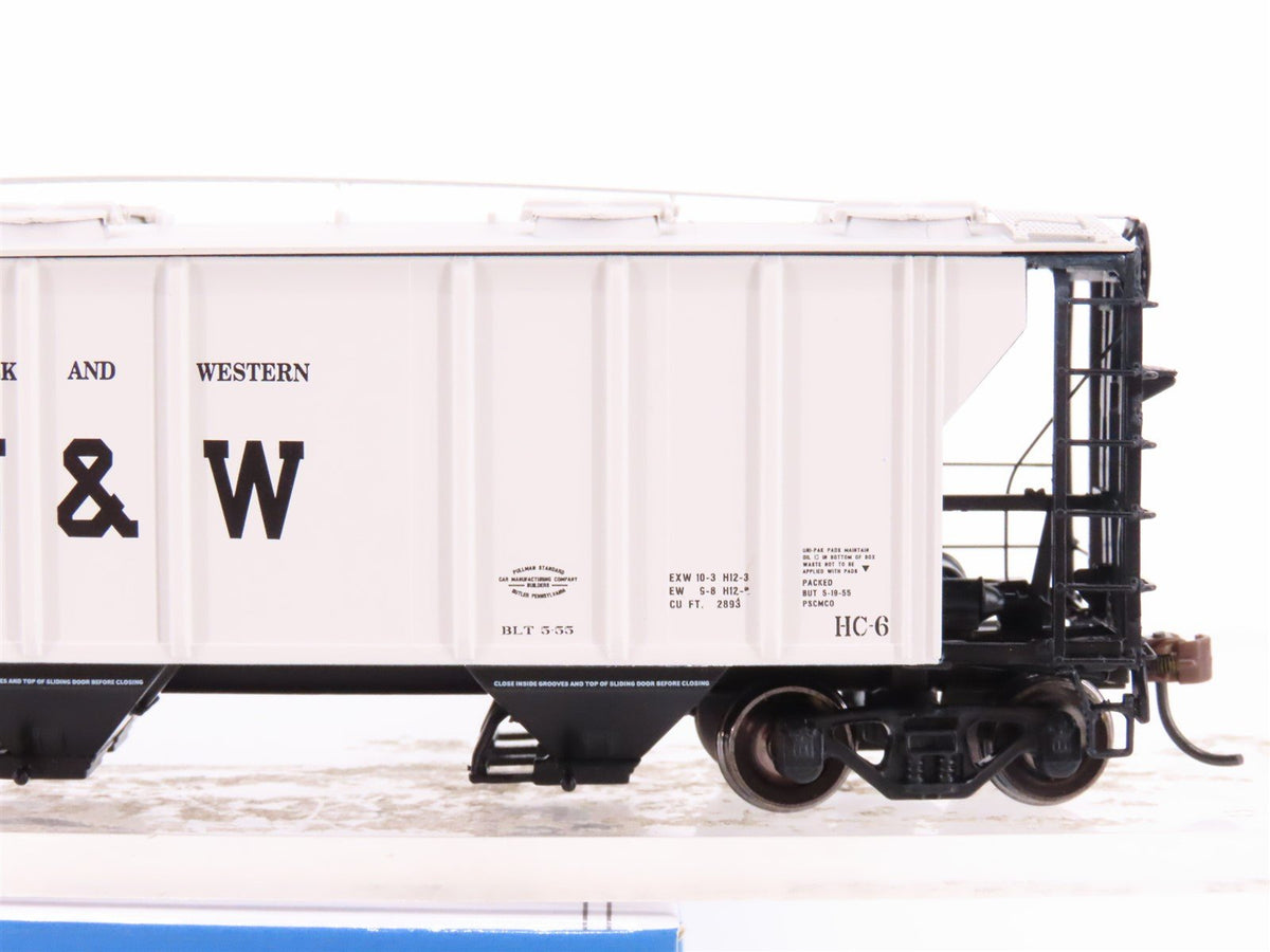 HO Scale Athearn ATH73500 N&amp;W Norfolk &amp; Western 3-Bay Covered Hopper #71224