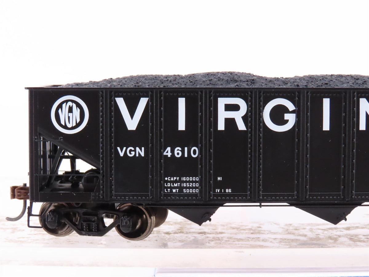 HO Scale Athearn ATH70309 VGN Virginia Railroad 40&#39; 3-Bay Open Hopper #4610