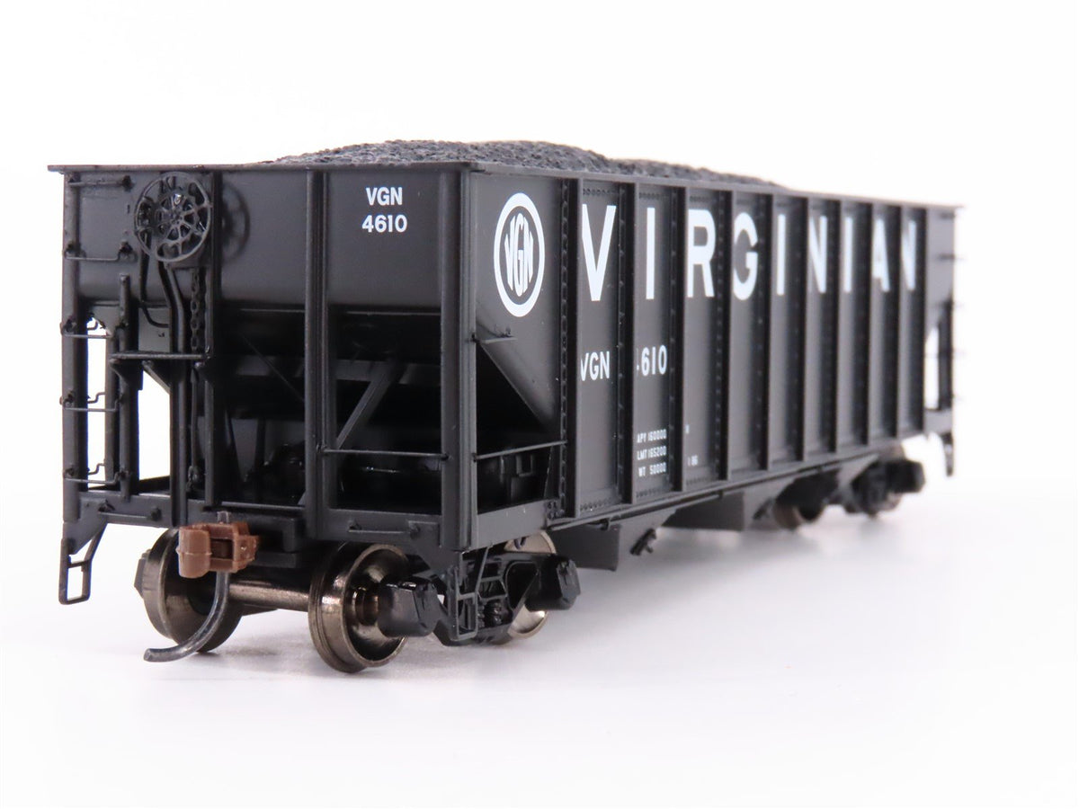 HO Scale Athearn ATH70309 VGN Virginia Railroad 40&#39; 3-Bay Open Hopper #4610