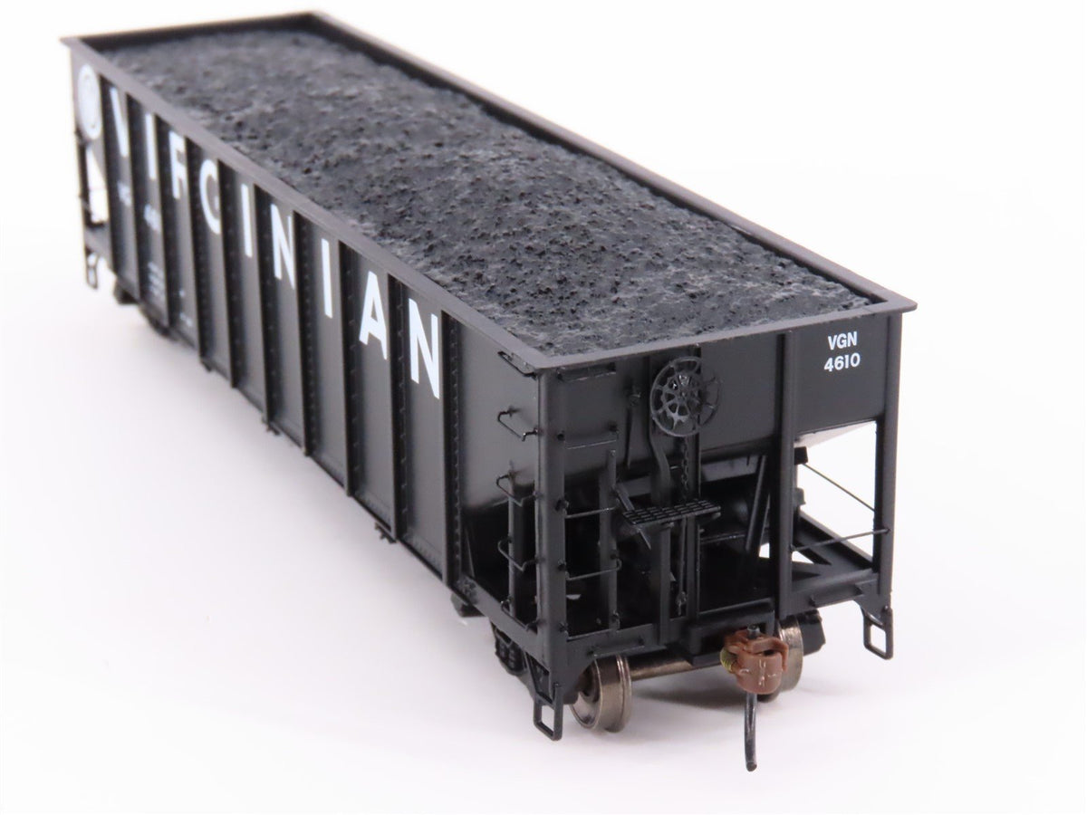 HO Scale Athearn ATH70309 VGN Virginia Railroad 40&#39; 3-Bay Open Hopper #4610