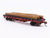 N Scale Bachmann 18351 Unlettered ACF 40' 1935-1960 Version Log Car w/ Loads