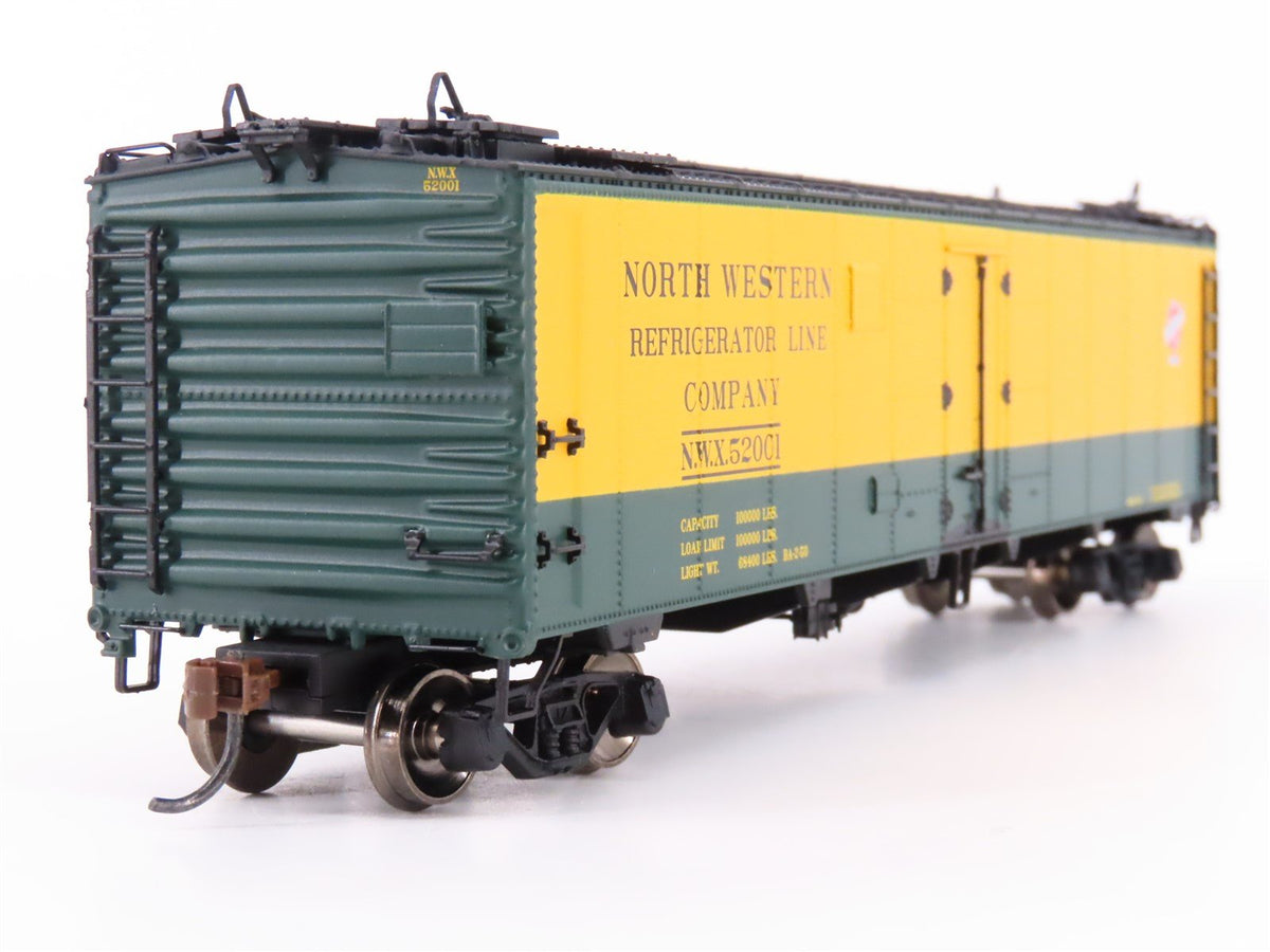 HO Scale Athearn ATH97356 NWX North Western 50&#39; Ice Bunker Reefer #52001