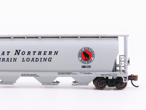 N Scale Bachmann 19164 GN Great Northern 4-Bay Cylindrical Grain Hopper #171021