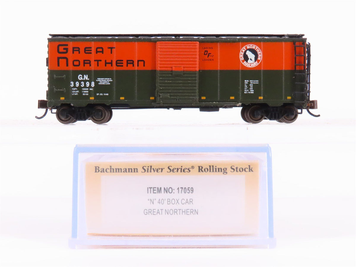 N Scale Bachmann 17059 GN Great Northern 40&#39; Single Door Boxcar #39398