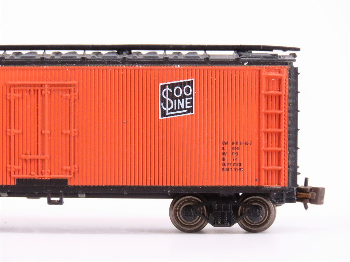 N Scale Bachmann 19801 URTX SOO Line 40&#39; Wood Side Reefer Car #1944