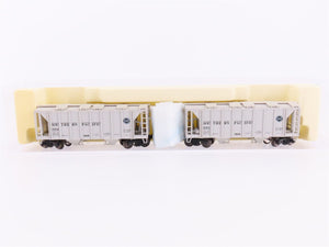 N Scale Kato 186-0210 SP Southern Pacific 2-Bay Hopper Car 2-Pack