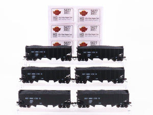 HO Scale Broadway Limited Imports 5627 B&O Baltimore & Ohio 3-Bay Hopper 6-Pack