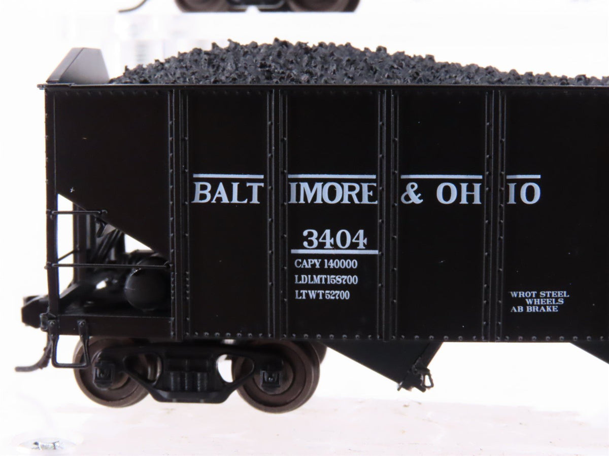 HO Scale Broadway Limited Imports 5627 B&amp;O Baltimore &amp; Ohio 3-Bay Hopper 6-Pack