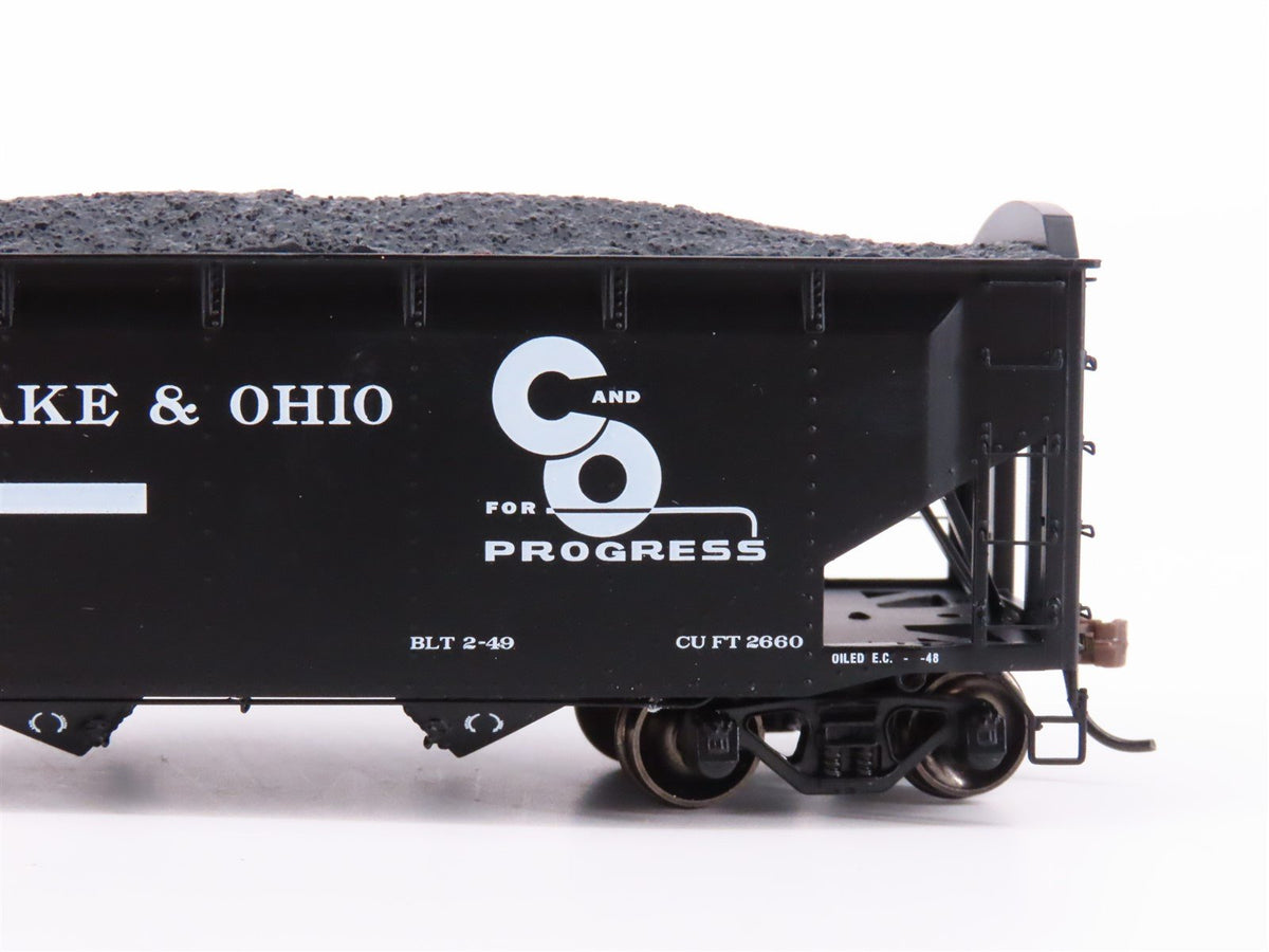 HO Scale Athearn ATH70290 C&amp;O Chesapeake &amp; Ohio 40&#39; 3-Bay Open Hopper 4-Pack