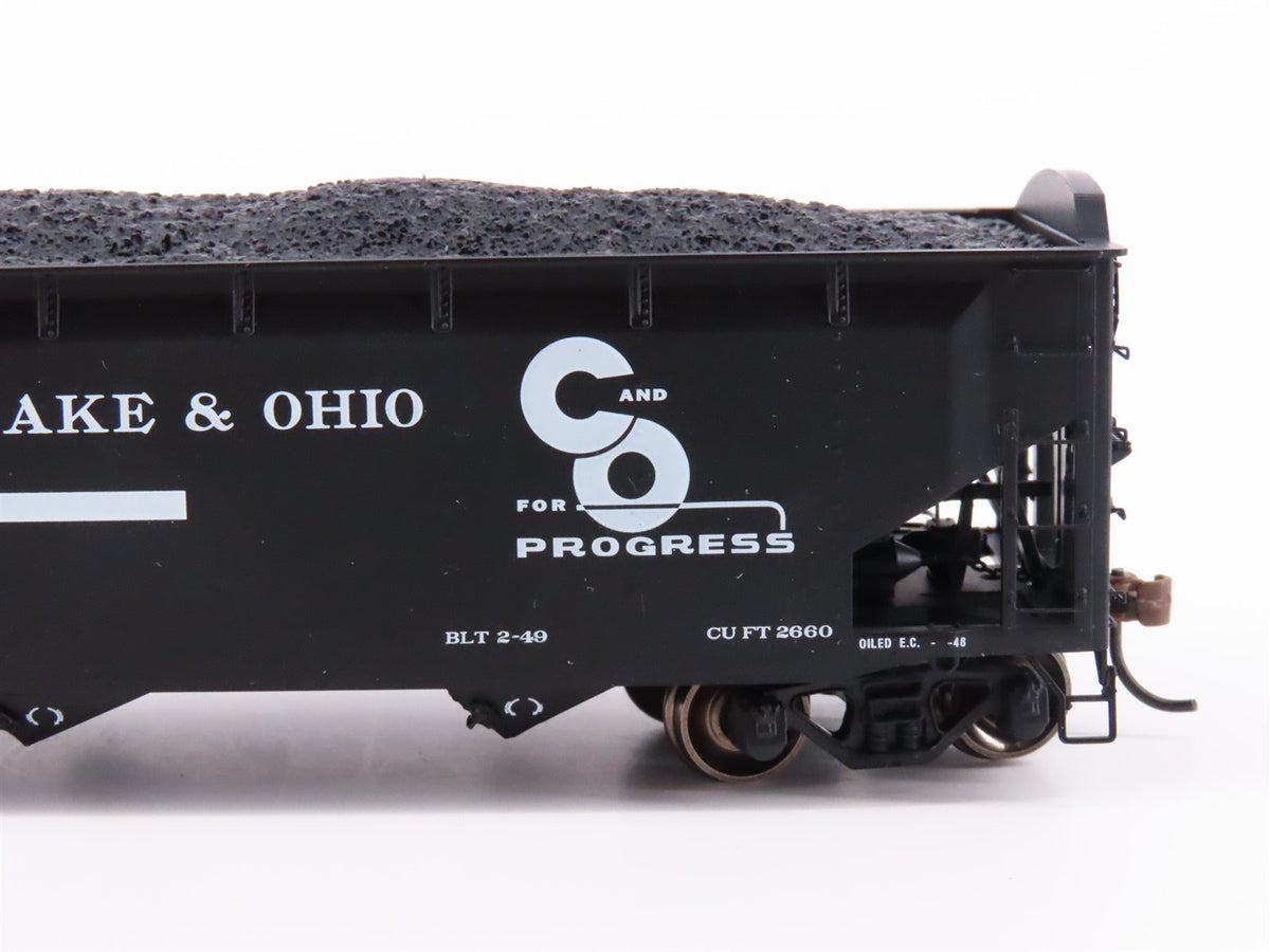 HO Scale Athearn ATH70290 C&amp;O Chesapeake &amp; Ohio 40&#39; 3-Bay Open Hopper 4-Pack