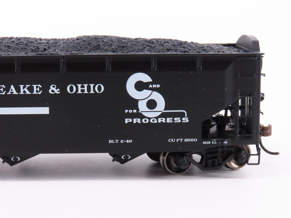 HO Scale Athearn ATH70290 C&amp;O Chesapeake &amp; Ohio 40&#39; 3-Bay Open Hopper 4-Pack