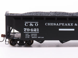 HO Scale Athearn ATH70290 C&O Chesapeake & Ohio 40' 3-Bay Open Hopper 4-Pack