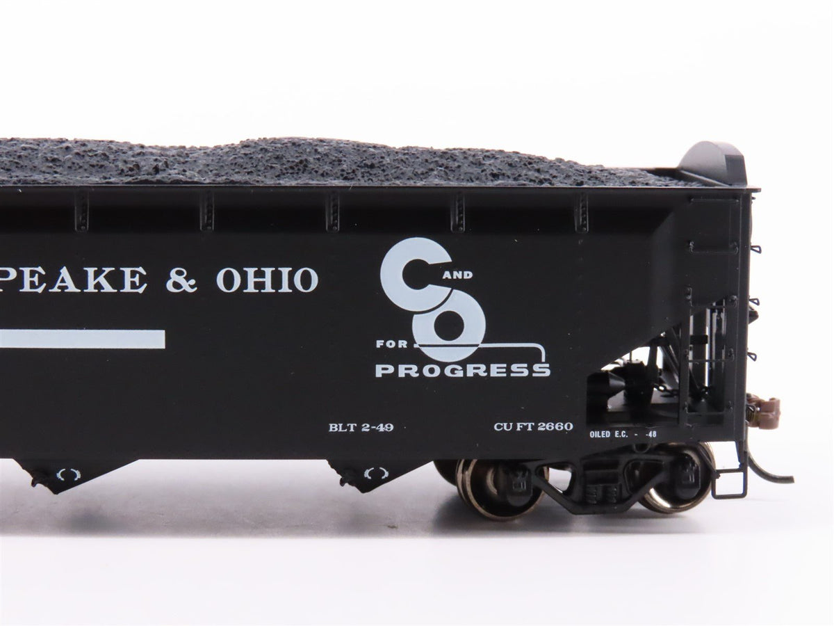 HO Scale Athearn ATH70290 C&amp;O Chesapeake &amp; Ohio 40&#39; 3-Bay Open Hopper 4-Pack