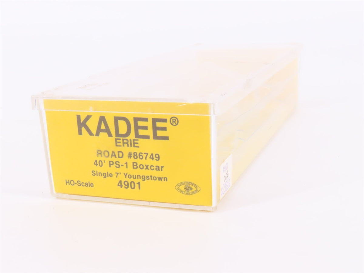 HO Scale Kadee 4901 ERIE Railroad 40&#39; Single Door Box Car #86749