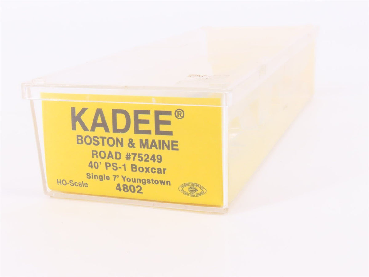 HO Scale Kadee 4802 BM Boston &amp; Maine Railroad 40&#39; Single Door Box Car #75249