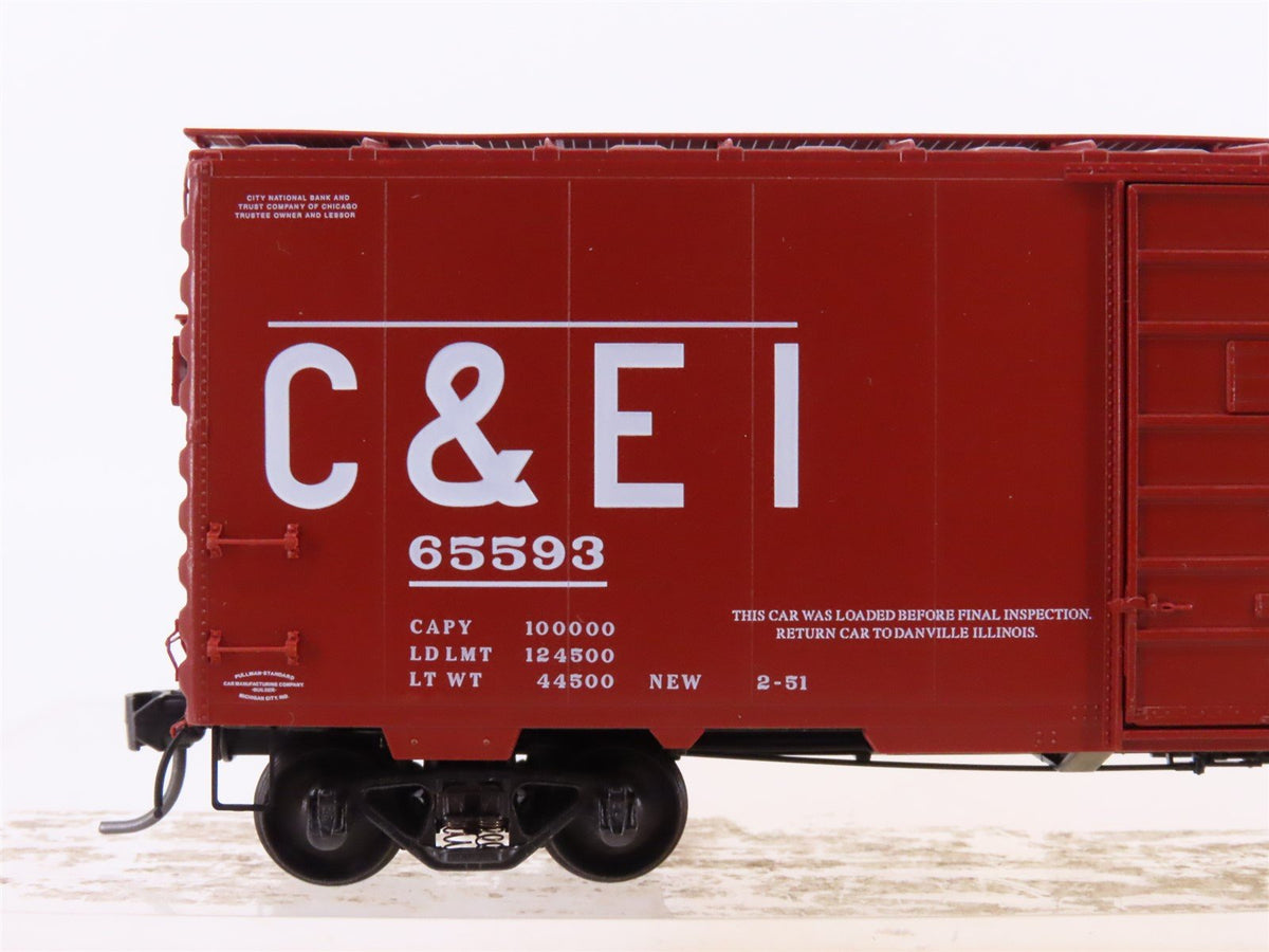 HO Scale Kadee 4030 C&amp;EI Chicago &amp; Eastern Illinois Railroad 40&#39; Box Car #65593