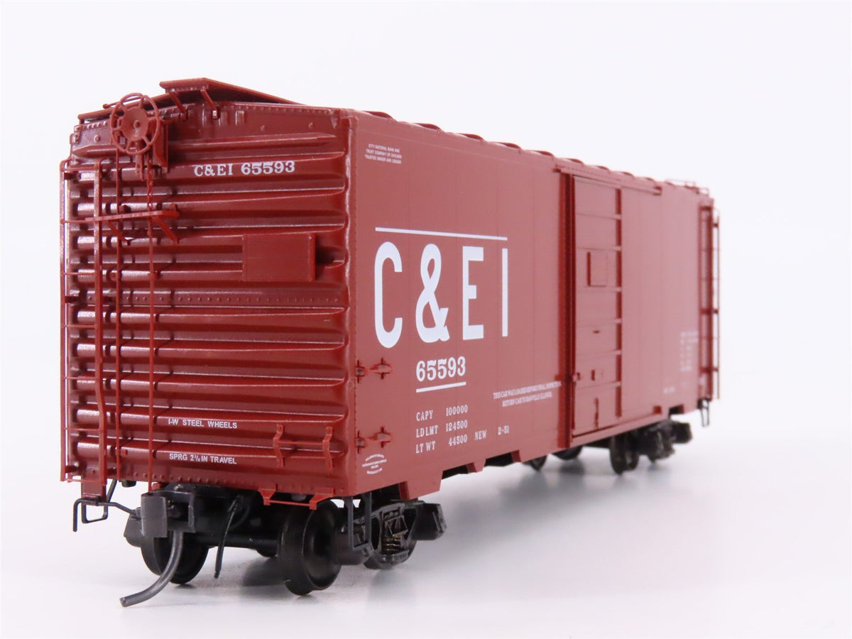 HO Scale Kadee 4030 C&amp;EI Chicago &amp; Eastern Illinois Railroad 40&#39; Box Car #65593