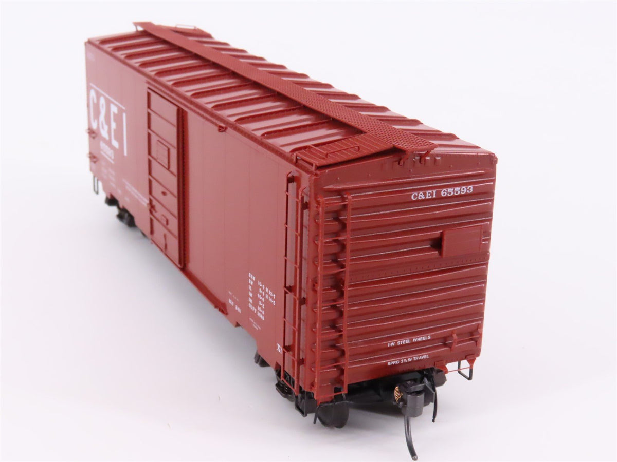 HO Scale Kadee 4030 C&amp;EI Chicago &amp; Eastern Illinois Railroad 40&#39; Box Car #65593