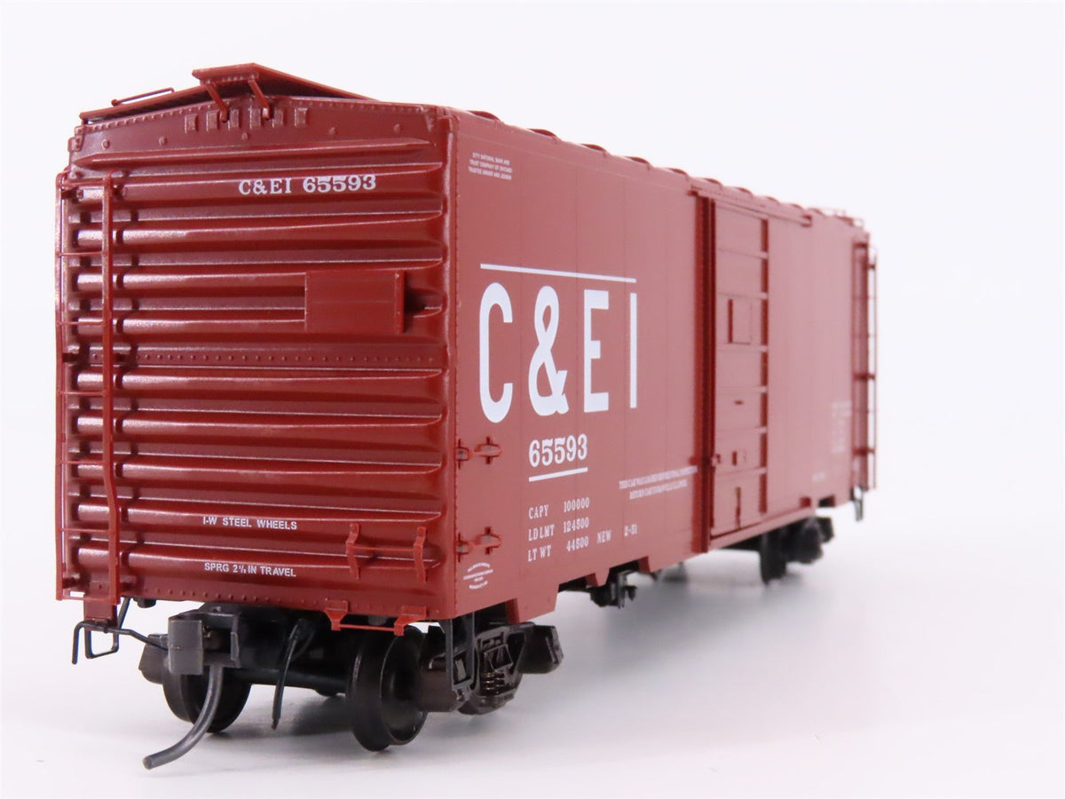 HO Scale Kadee 4030 C&amp;EI Chicago &amp; Eastern Illinois Railroad 40&#39; Box Car #65593