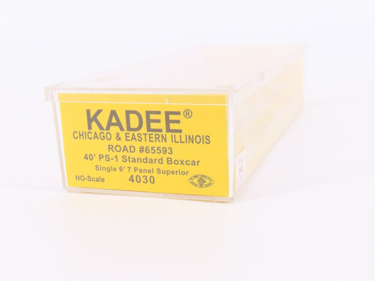 HO Scale Kadee 4030 C&amp;EI Chicago &amp; Eastern Illinois Railroad 40&#39; Box Car #65593