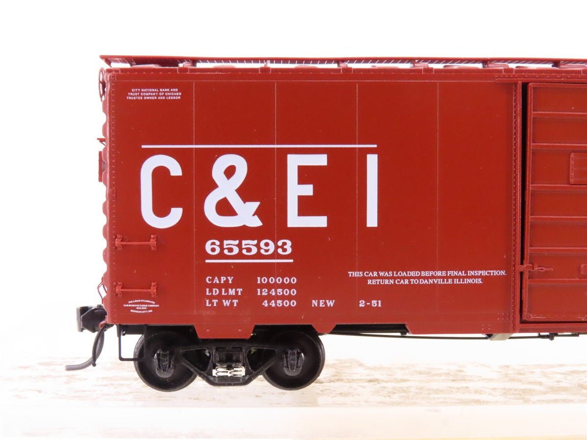 HO Scale Kadee 4030 C&amp;EI Chicago &amp; Eastern Illinois Railroad 40&#39; Box Car #65593