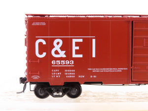 HO Scale Kadee 4030 C&EI Chicago & Eastern Illinois Railroad 40' Box Car #65593