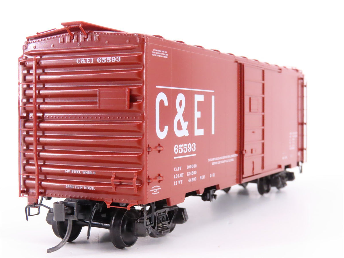 HO Scale Kadee 4030 C&amp;EI Chicago &amp; Eastern Illinois Railroad 40&#39; Box Car #65593