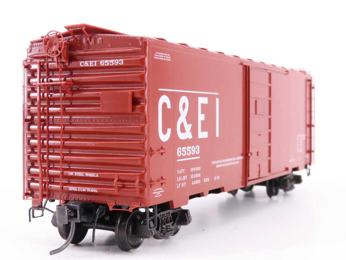 HO Scale Kadee 4030 C&amp;EI Chicago &amp; Eastern Illinois Railroad 40&#39; Box Car #65593