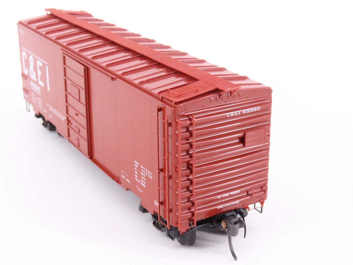 HO Scale Kadee 4030 C&amp;EI Chicago &amp; Eastern Illinois Railroad 40&#39; Box Car #65593