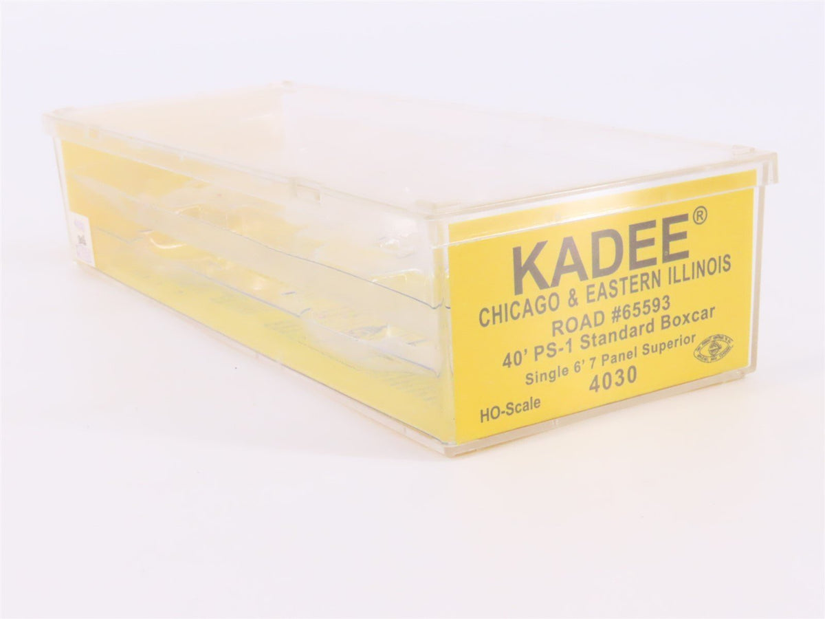 HO Scale Kadee 4030 C&amp;EI Chicago &amp; Eastern Illinois Railroad 40&#39; Box Car #65593