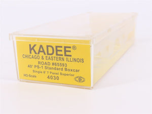 HO Scale Kadee 4030 C&EI Chicago & Eastern Illinois Railroad 40' Box Car #65593