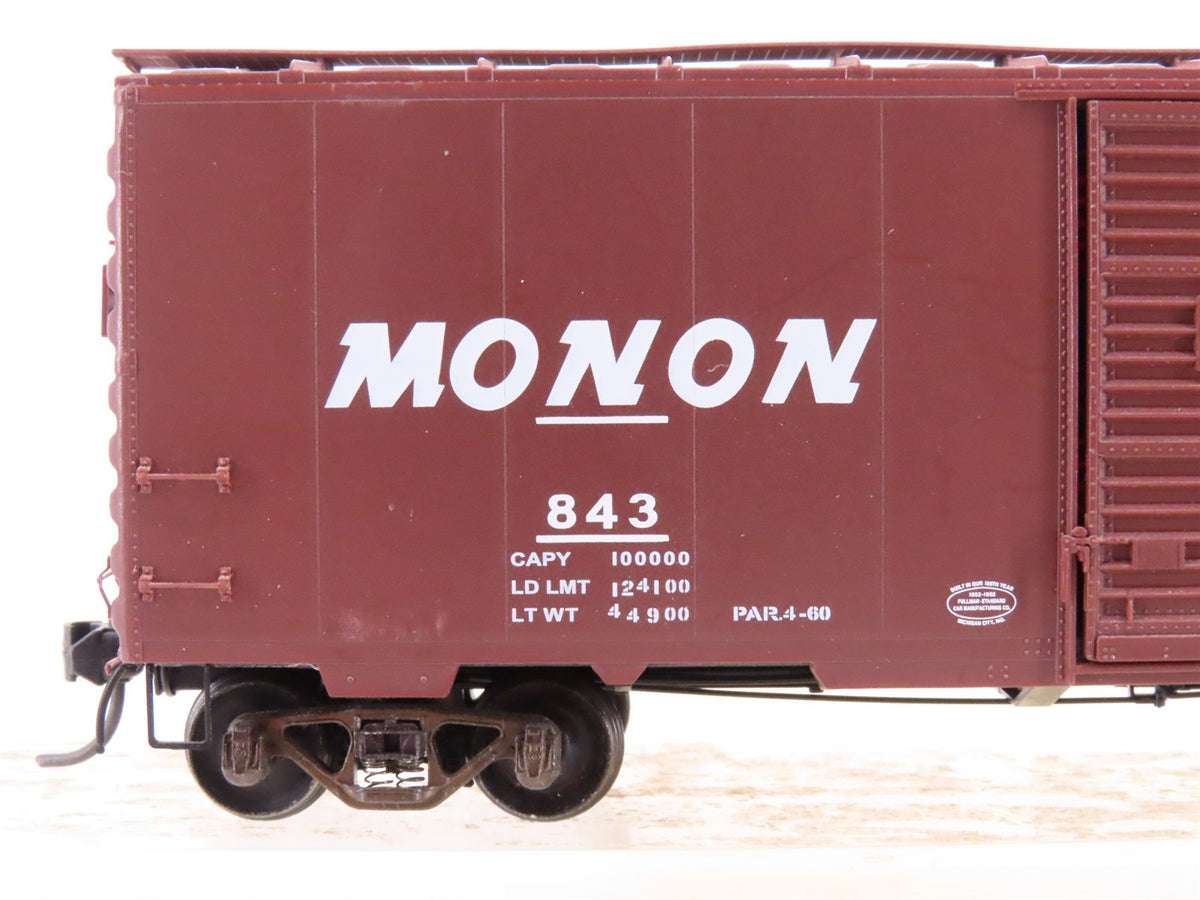 HO Scale Kadee 4013 Monon Railroad The Hoosier Line 40&#39; Single Door Box Car #843