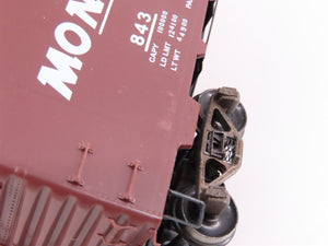 HO Scale Kadee 4013 Monon Railroad The Hoosier Line 40' Single Door Box Car #843