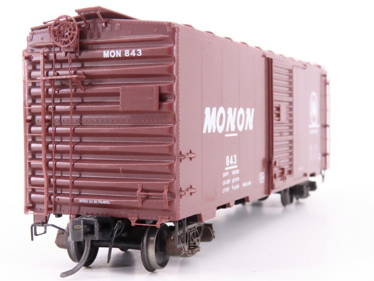 HO Scale Kadee 4013 Monon Railroad The Hoosier Line 40&#39; Single Door Box Car #843