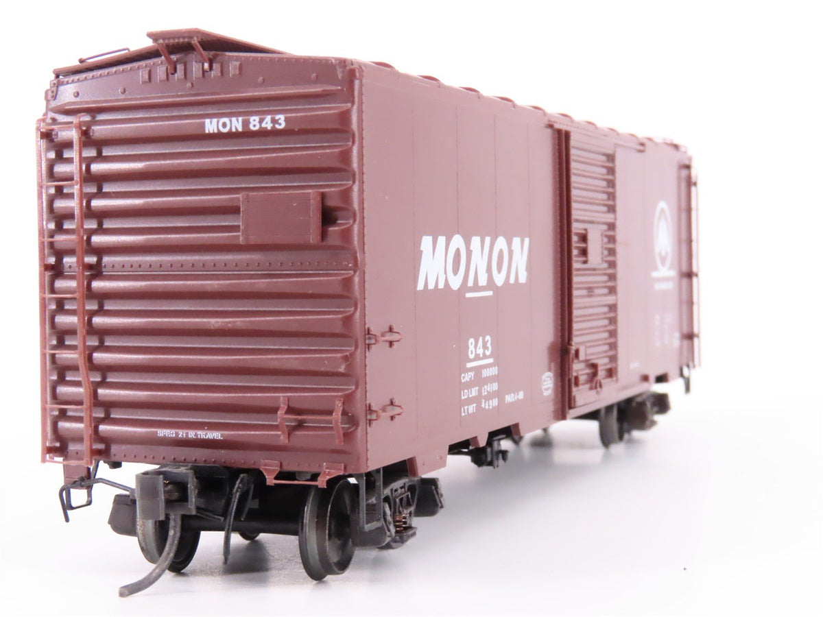 HO Scale Kadee 4013 Monon Railroad The Hoosier Line 40&#39; Single Door Box Car #843