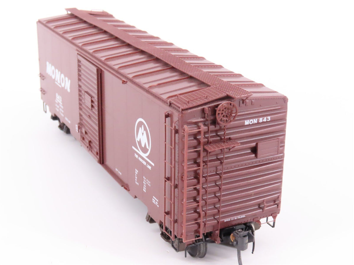 HO Scale Kadee 4013 Monon Railroad The Hoosier Line 40&#39; Single Door Box Car #843