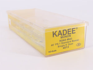 HO Scale Kadee 4013 Monon Railroad The Hoosier Line 40' Single Door Box Car #843