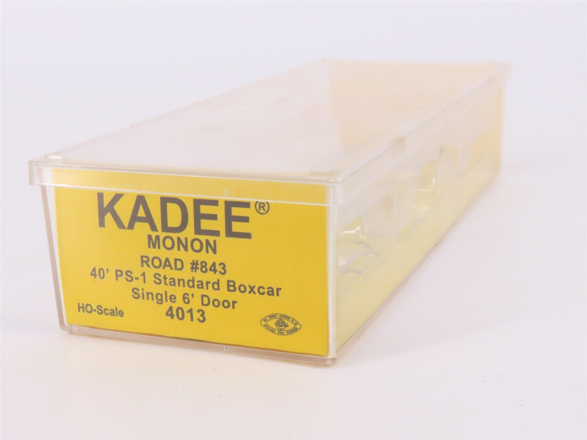 HO Scale Kadee 4013 Monon Railroad The Hoosier Line 40&#39; Single Door Box Car #843