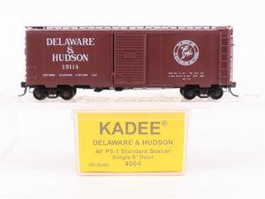 HO Scale Kadee 4004 D&H Delaware & Hudson The Bridge Line 40' Box Car #19114