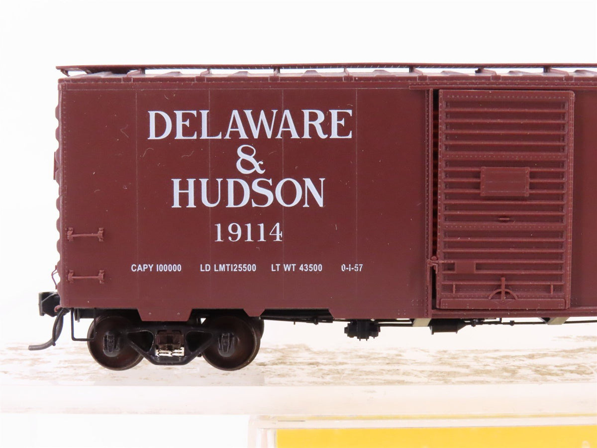 HO Scale Kadee 4004 D&amp;H Delaware &amp; Hudson The Bridge Line 40&#39; Box Car #19114