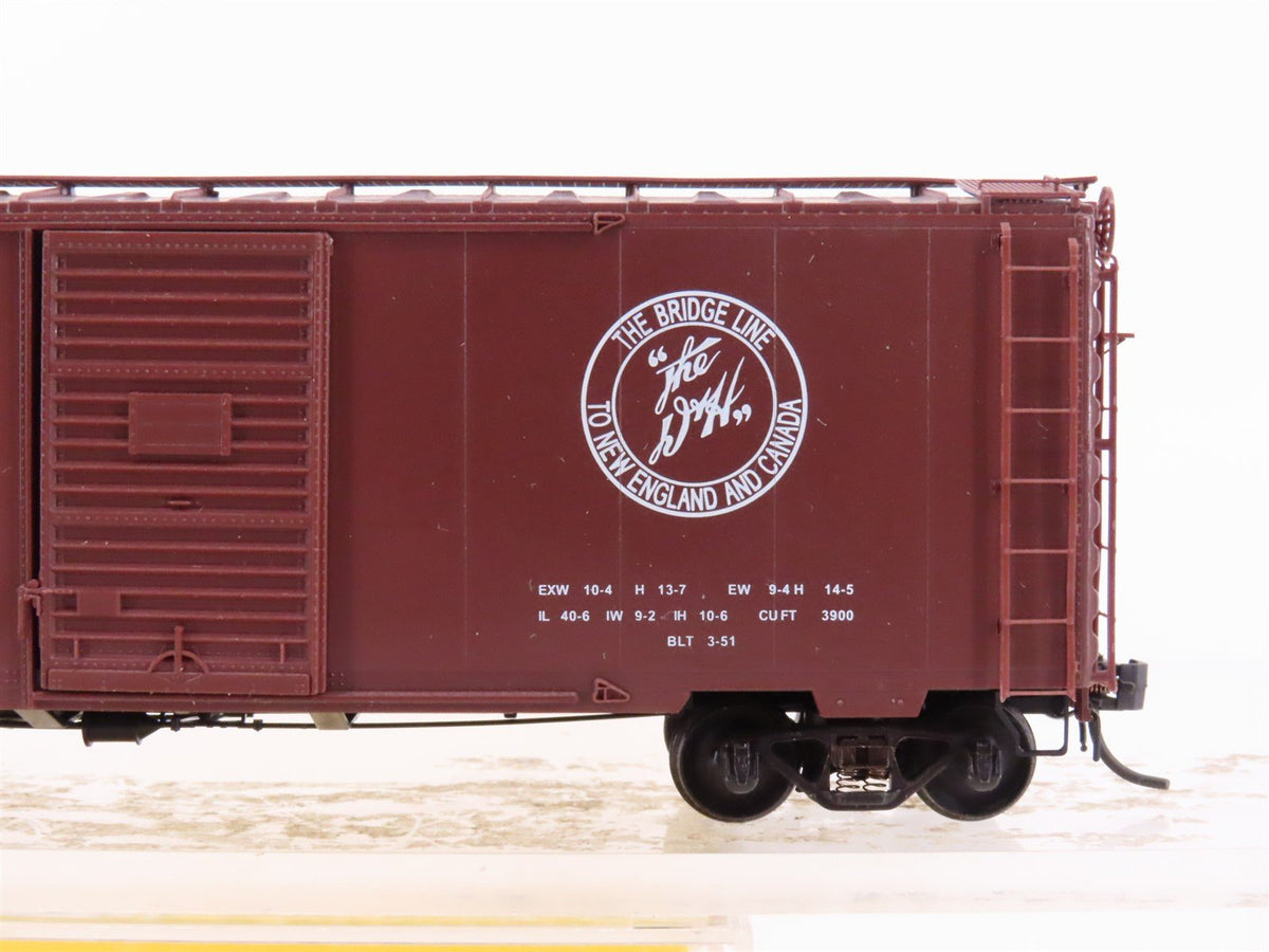 HO Scale Kadee 4004 D&amp;H Delaware &amp; Hudson The Bridge Line 40&#39; Box Car #19114